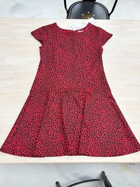 New Florence Eiseman red leopard print dress